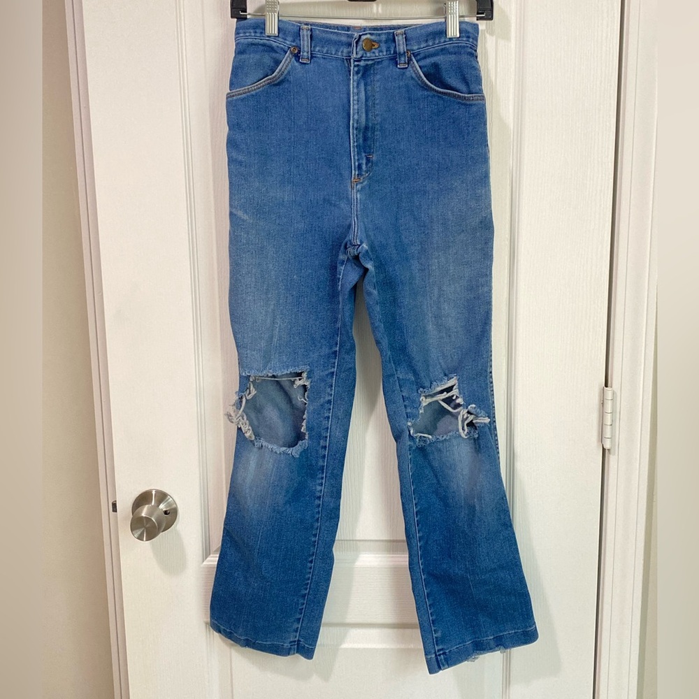 Vintage‎ 70s-80s Maverick High Waisted Distressed Jeans